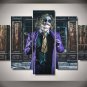 The Joker villain Batman DC Comics 5pc Wall Decor Framed Oil Painting #6  Superhero