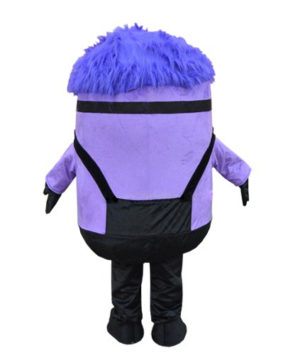 plus size adult purple minion costume