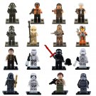 Star Wars Force Awakens 16pc Mini Figures for Building Blocks Minifigures Block Build on SALE