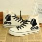 Star Wars Casual Shoes White with Darth Vader Pair New