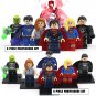 Superman Justice DC Marvel 6pc Mini Figures Building Blocks Minifigures Block Build Set