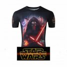 Star Wars Kylo Ren Compressed Short sleeve fitting shirts Adult Size