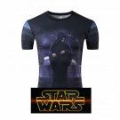 Star Wars  Compressed Short sleeve fitting shirts Adult Size Design 6