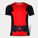 Deadpool Compressed Short sleeve fitting shirts Adult Size Design 2