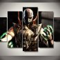 Game god of war  Gaming 5pc Wall Decor Framed Oil Painting 2 Bedroom Art