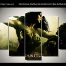 Wonder Woman Injustice Framed 5pc Oil Painting Wall Decor Comics Superhero