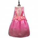 Sleeping Beauty Aurora Girls Princess Dress Costume Queen Dress 3T-11
