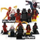 Deadpool Marvel 8pc Mini Figures Building Blocks Minifigures Block Build Set