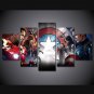 Avengers Marvel DC Movie 5pc Framed Canvas Oil Painting Wall Decor  HD Superhero