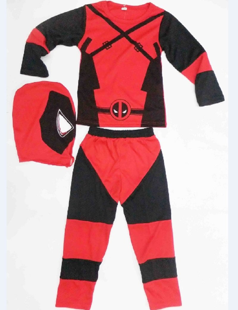 Deadpool Custom Cosplay Character Costume Child Kids