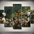 Kung-Fu Panda Movie 5pc Wall Decor Framed Oil Painting HD Cartoon