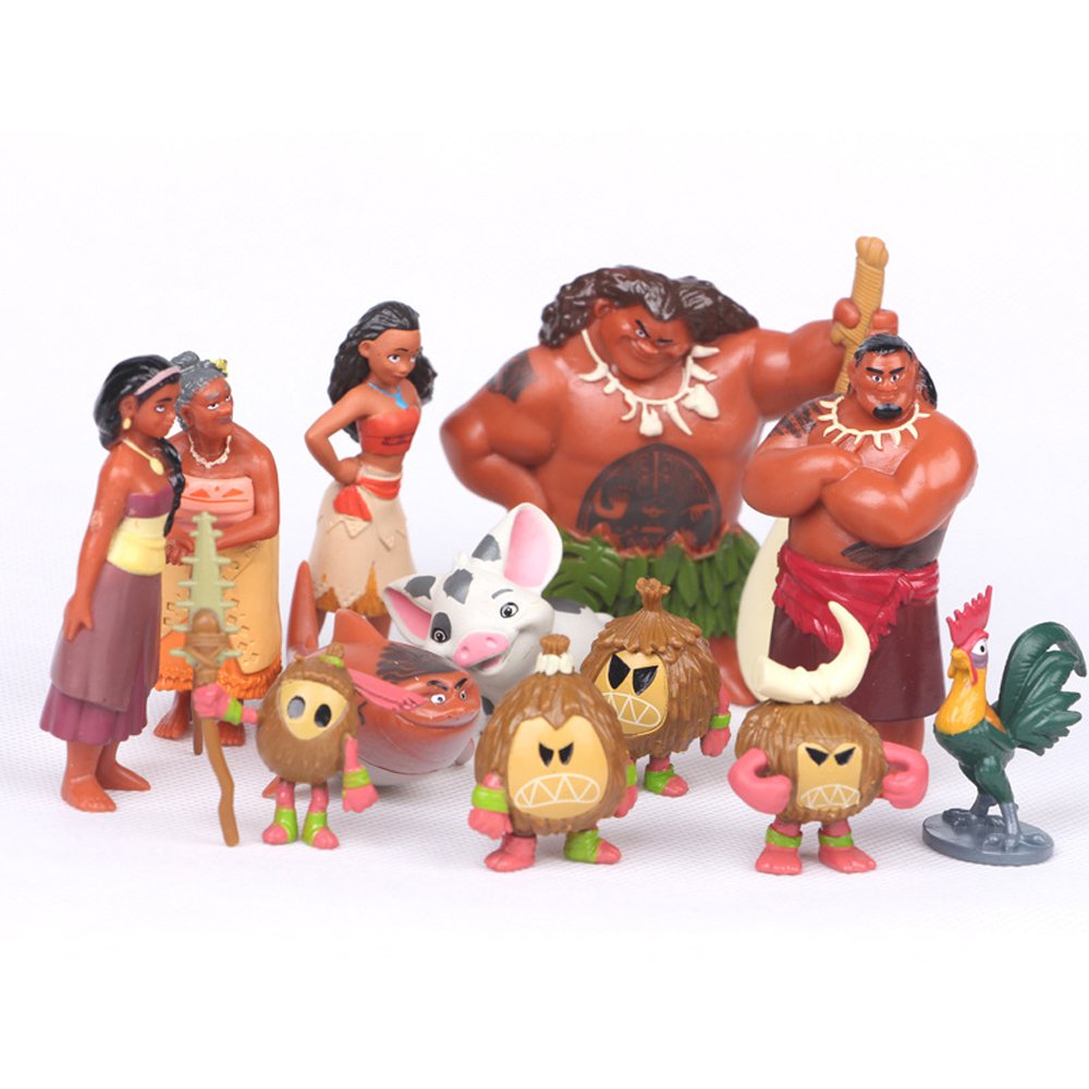 moana disney figurines