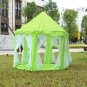 Princess Castle Play tent Portable Royal Fairy Theme Indoor Outdoor- Green