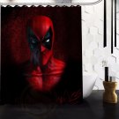 Deadpool Shower Curtain Series Hollywood Design Face