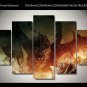 The Hobbit  and the Battle Movie 5pc Oil Painting Wall Decor  HD
