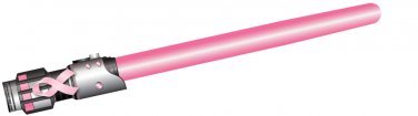 Pink Light Saber Wiper Attachment Breast Cancer