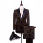 Velvet Custom Design Slim Tuxedo Suit 3 Luxury Attire Coat and Pants -XS to 4xl Sale Ends SOON