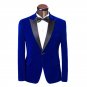 Blue Slim Fit Single Breasted Tuxedo Suit Luxury Attire Coat, Pants and Tie -M to 4xl