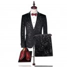 Black Velvet Elegance Tuxedo Suit Luxury Attire Coat and Pants M to 4xl Sale Ends SOON