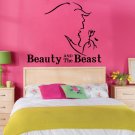 Beauty and the Beast Wall Decal 22"x29" Design Vinyl Disney