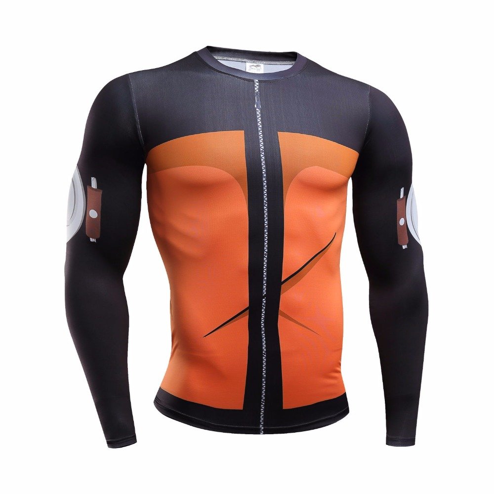 Anime Naruto Uchiha sasuke long sleeve shirt men's Adult Size Design 2