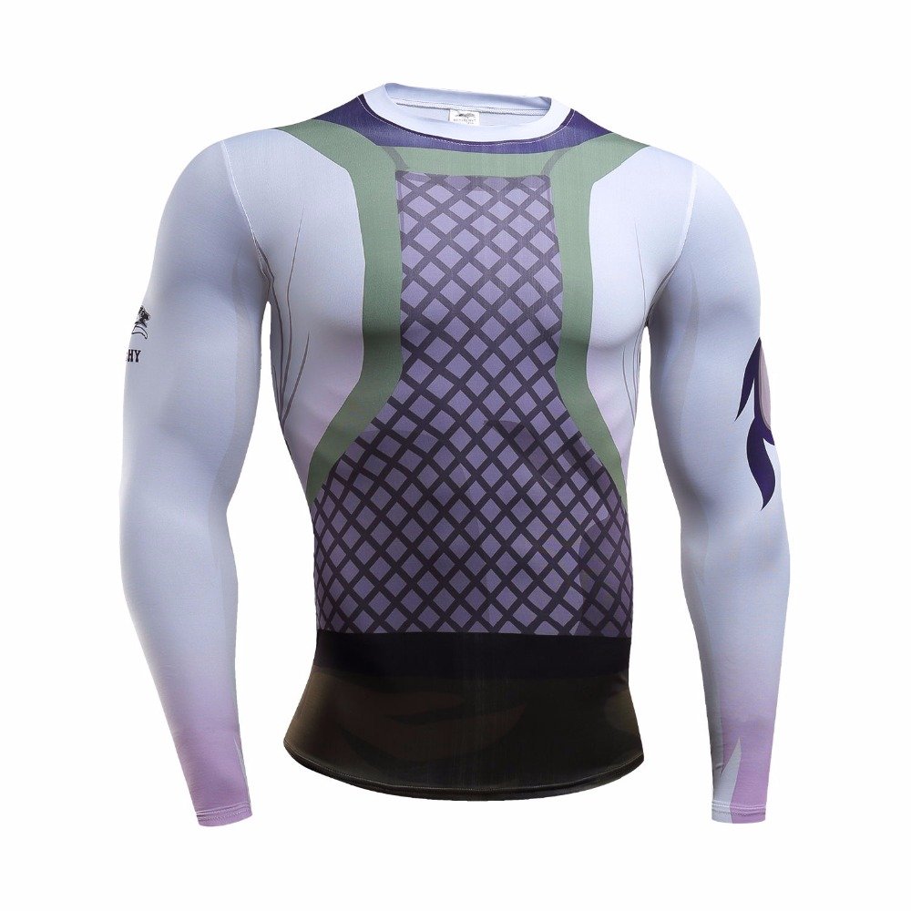 Anime Naruto Uchiha sasuke long sleeve shirt men's Adult Size Design 3