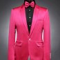 Mens Slim Fit Pink Luxury Design Attire Coat and Pants -XXS to 3XL Sale Ends SOON