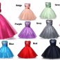 Beautiful Sequin Fashion Princess Girls Child Ball Gown 4T-12