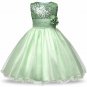 Beautiful Sequin Fashion Princess Girls Child Ball Gown 6M-10