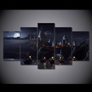 Harry Potter Castle Movie 5pc Wall Decor Framed Oil Painting HD Promotion Offer
