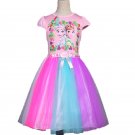 Elsa and Anna Frozen Dress Tutu Style Colorful 3T-7T NEW Pink Top