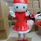 Hello Kitty ChristmasMascot Costume Character  Adult