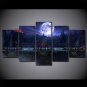 Mortal Kombat Gaming Fighter Scene Canvas HD Wall Decor 5PC Framed oil Painting