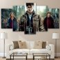 Harry Potter Movie HD 5pc Wall Decor Framed Oil Painting Bedroom art HD