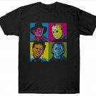 Horror Film Killers Group Short sleeve shirt Multiple sizes Freddy, Jason, Leatherface, Michael