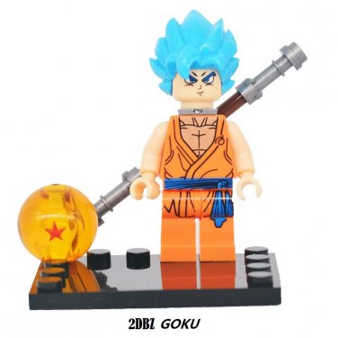 Dragon Ball Z Figure 2 Son Goku Vegeta Master Roshi  Minifigure Mini Figure Legos