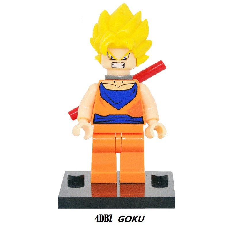 Dragon Ball Z Figure 4 Son Goku Vegeta Master Roshi Minifigure Mini