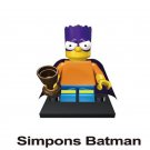 Batman Bart Simpson Cartoon Character Minifigure Lego Mini Figure for Legos
