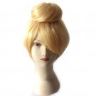 Tinkerbell Character Short Blonde Wig  Adult Costume Accessory