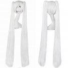 Cosplay Extra Long White Anime costume Accessory Female HALLOWEEN