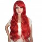 Red Curly Cosplay Costume Wig Character Synthetic  Hair Wig Adult 32in BLOWOUT SALE