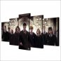 Harry Potter Character Role Movie Canvas HD Wall Decor 5PC Framed oil Painting