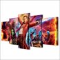 Guardian of the Galaxy Disney Movie HD 5pc Wall Decor Framed Oil Painting 2