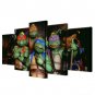 Teenage Mutant Ninja Turtles Movie Framed 5pc Oil Painting Art HD Wall Decor