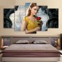 Beauty and the Beast movie Belle Disney HD 5pc Wall Decor Framed Oil Painting