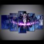 The Dark Knight Joker Movie Printed 5 Pcd Wall Art HD Canvas Painting Superhero Villain