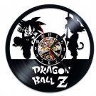 Dragon Ball Z vinyl record theme wall clock Vintage Decor Character theme Goku Vegeta