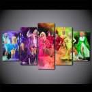 RuPaul's Drag Race Season 9 Queens Canvas HD Wall Decor 5PC Framed oil Painting