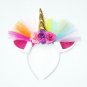 Unicorn Horn Headbands with Colorful Extras Decorations Girls Party Princess