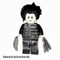 Edward Scissorhands Halloween Horror Film Fan Movie Character Lego Minifigure Mini Figure